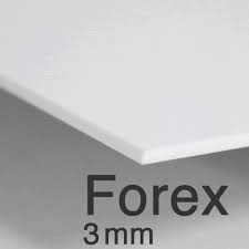 992*2480mm Forex white pannel