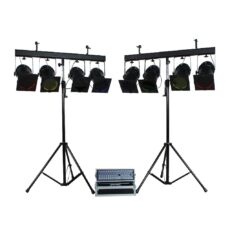PARTY LICHT SET 5 > Par 64 II Set 2 * 4-Bar 500W + controller Huren