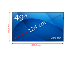 Tv Scherm Samsung 49" - QM49R -UHD 4K