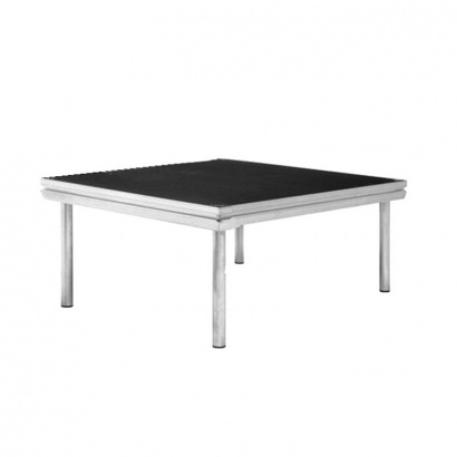 Stage 1*1m Black Coated + 4stands 750kg/m3