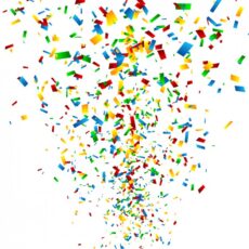 Confetti set 1 shooter met 2 x cartridge