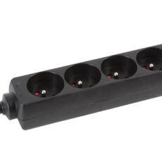 Domino Black - 4x Schuco Soket + cable 1,5m