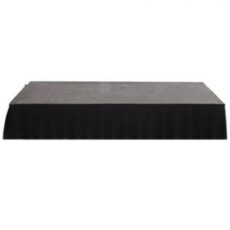 Stage Curtain 12m H 0,4m Black