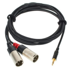 Adaptor 2x XLR > MInijack stereo