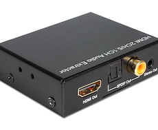 Set d lock HDMI  audio Extractor + Minijack >XLR stero + 2way Hdmi Splitter