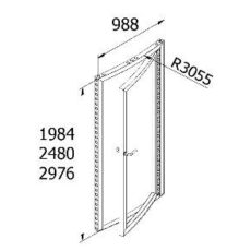 b55 Door Bematrix  0992mm * 2480mm