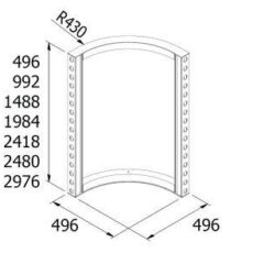 b55 DMK-CURVED FRAME 90°  H0994