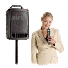 Presentatie Set 1 Mipro  Luidspreker met batterijen