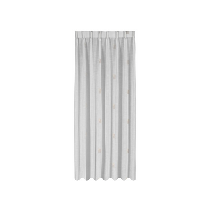 BACKDROP Witte Voile 3,5m Hoog, 1,5m Breed met velcro en ogen - Afbeelding 4