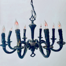 Kroon luster met kaarslampjes  E14 Flikkerlights