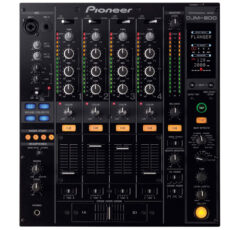 Pioneer DJM800 Dj Mix Desk  + adaptor RCA>Minijack + Case