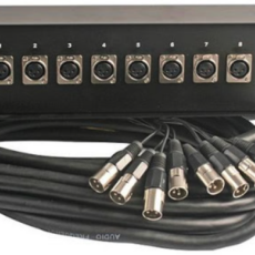 Multi XlR 8 way 10M