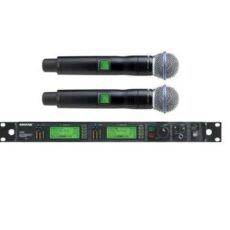 WMIC SET Shure  UR4D Dual reciever Wireless + 2 Beta 58 Handheld Mic