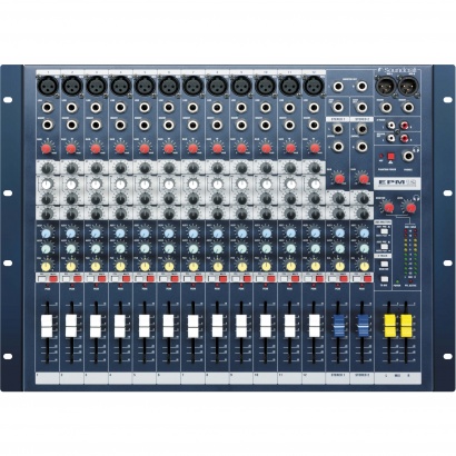 PAMIX Soundcraft Audio Mix Console EfX 12 channel /2 stereo + adaptor Jack>Minijack / case