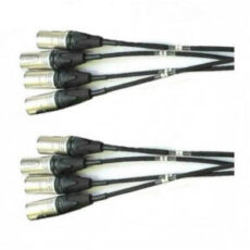 MULTI XLR Audio Multicable 50m  4way XLR -XLR 3pin