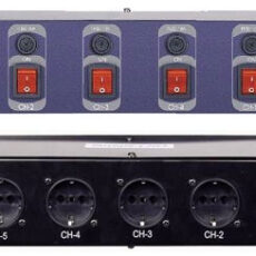 Switchboard 6 channel 10A in case