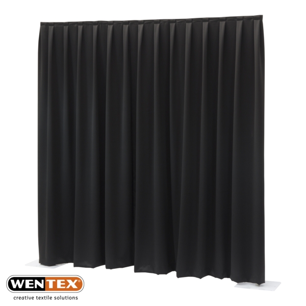BACKDROP CS Black Drape Width 2m Height 4m - Afbeelding 2
