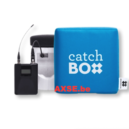 Catchbox draadloze werpmicrofoon System with 1 Cube + 1 Wireless microfoon