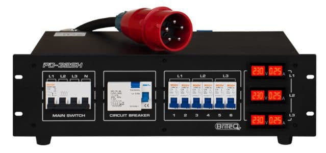 PSU 32A Stroomkast Schuko 16A met Link F2 PD -in flightcase - Afbeelding 2